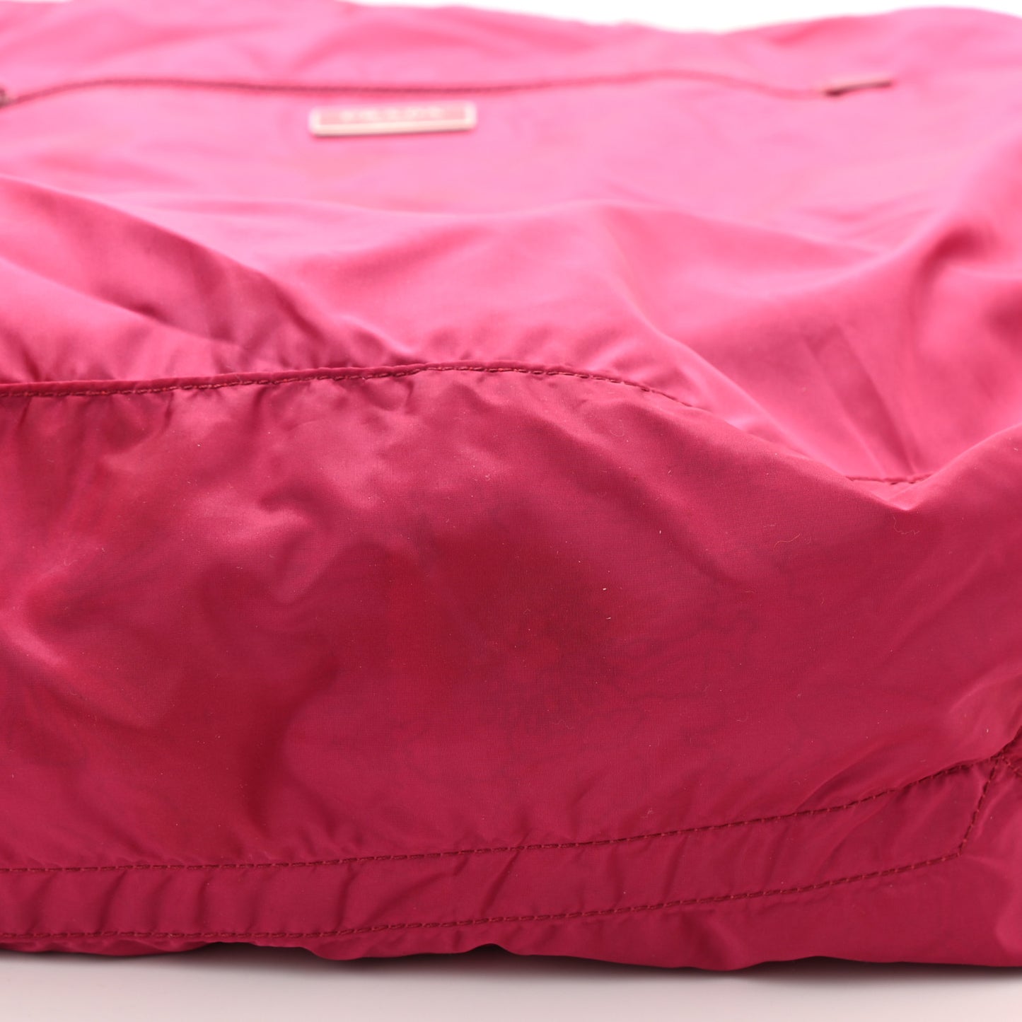 Tessuto Nylon Floral Print BYOBag Shopping Tote Fuxia