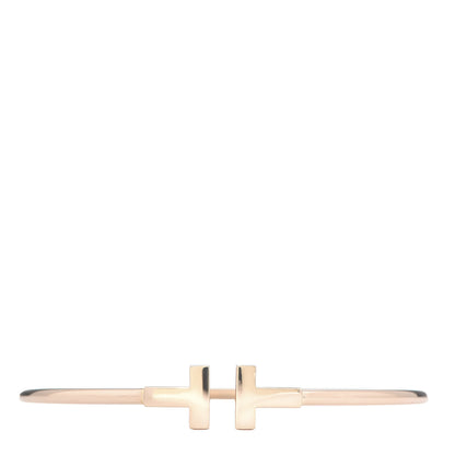 Tiffany 18K Rose Gold T Wire Bracelet 1 of 5