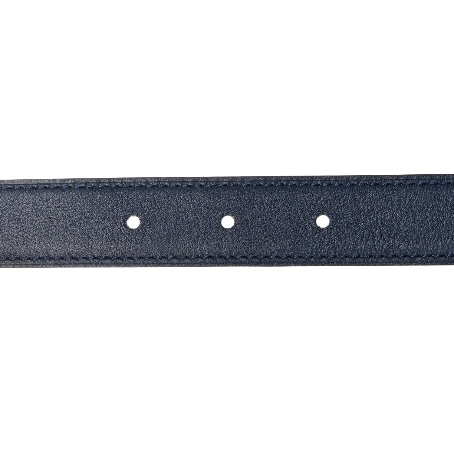 Hermes Swift Epsom 24mm Gamma Belt 85 34 Navy Bleu Craie 5 of 8