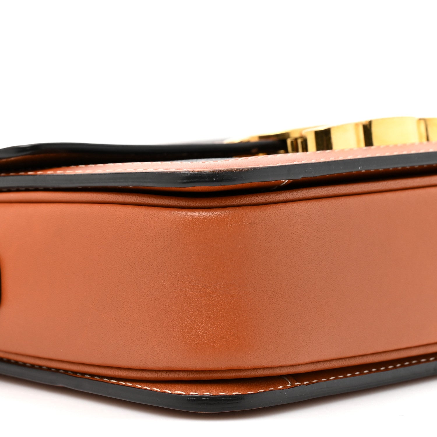 Celine Calfskin Triomphe Canvas Teen Triomphe Bag Tan 10 of 13