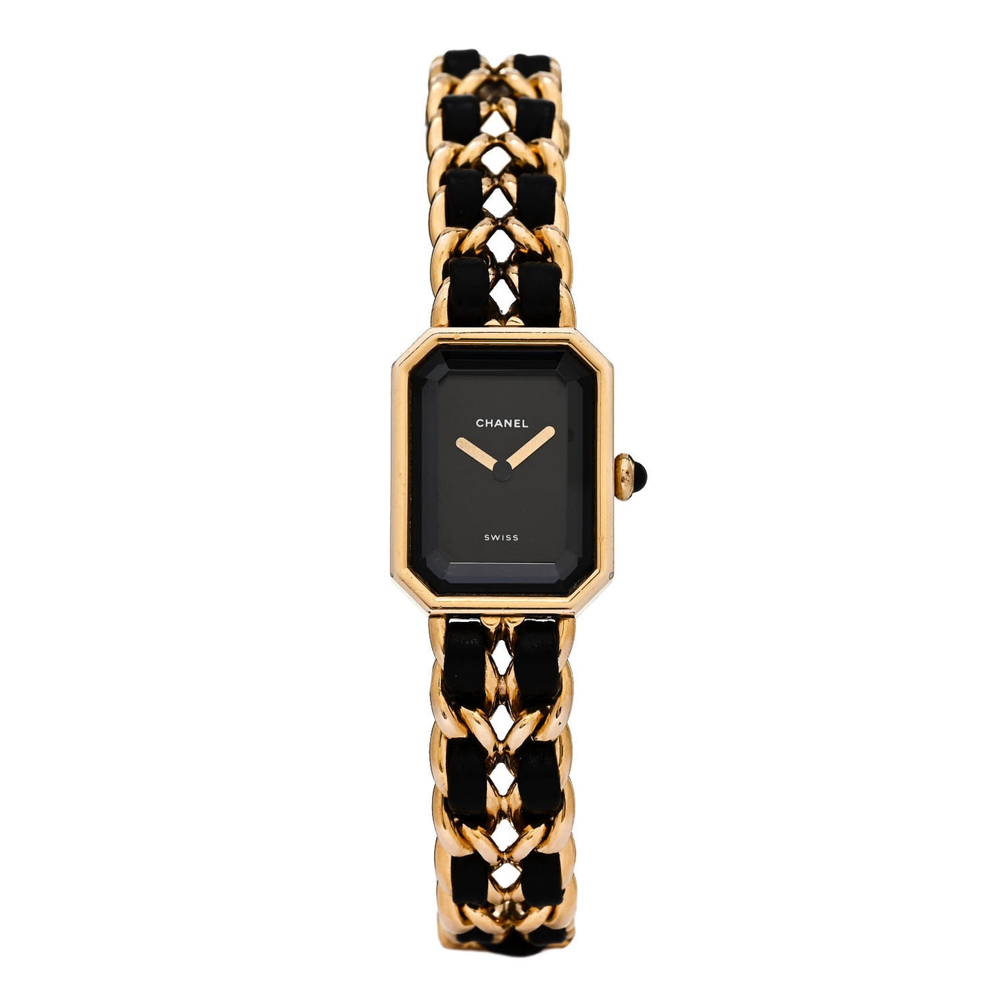 Stainless Steel Lambskin 20mm Chain Premiere Quartz Watch Gold S