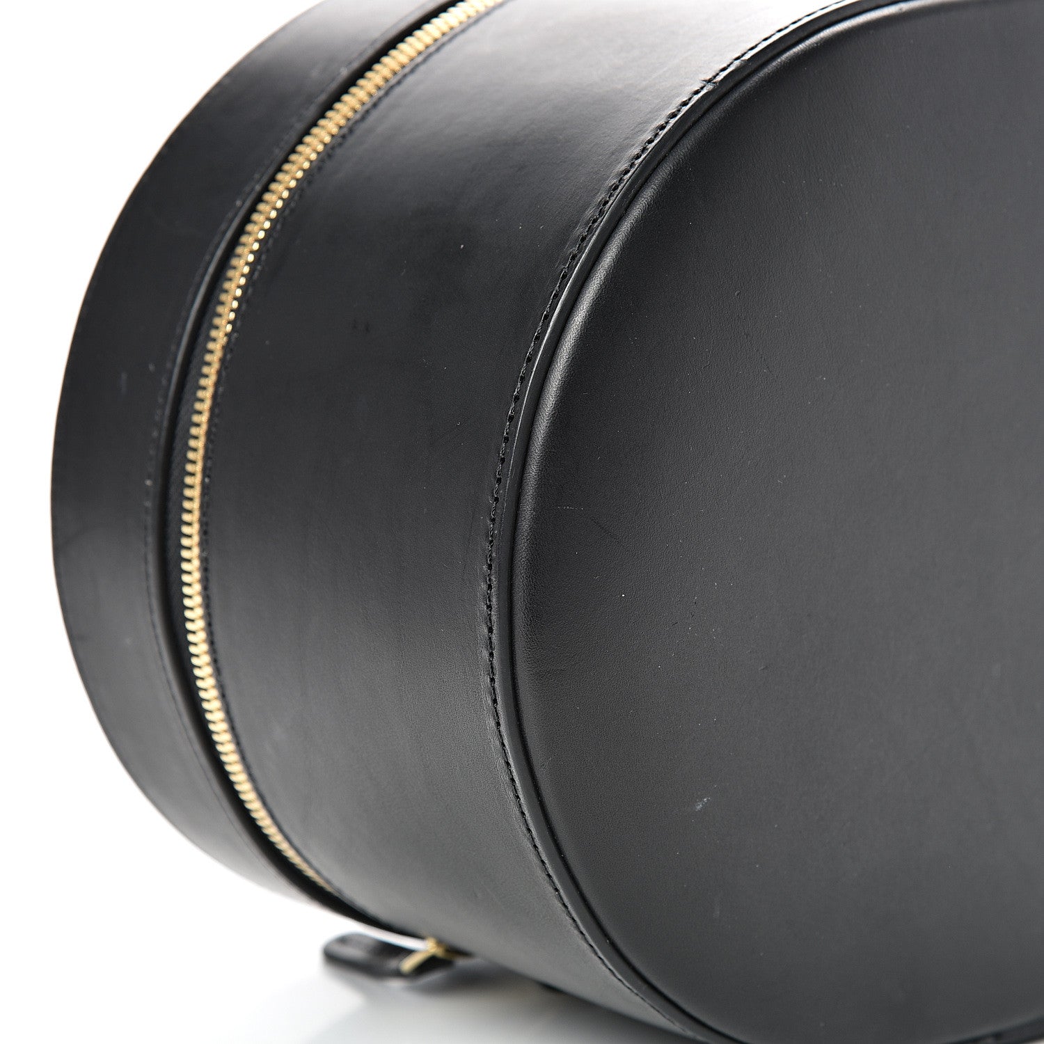 Mansur Gavriel Vegetable Tanned Train Case Black 7 of 16