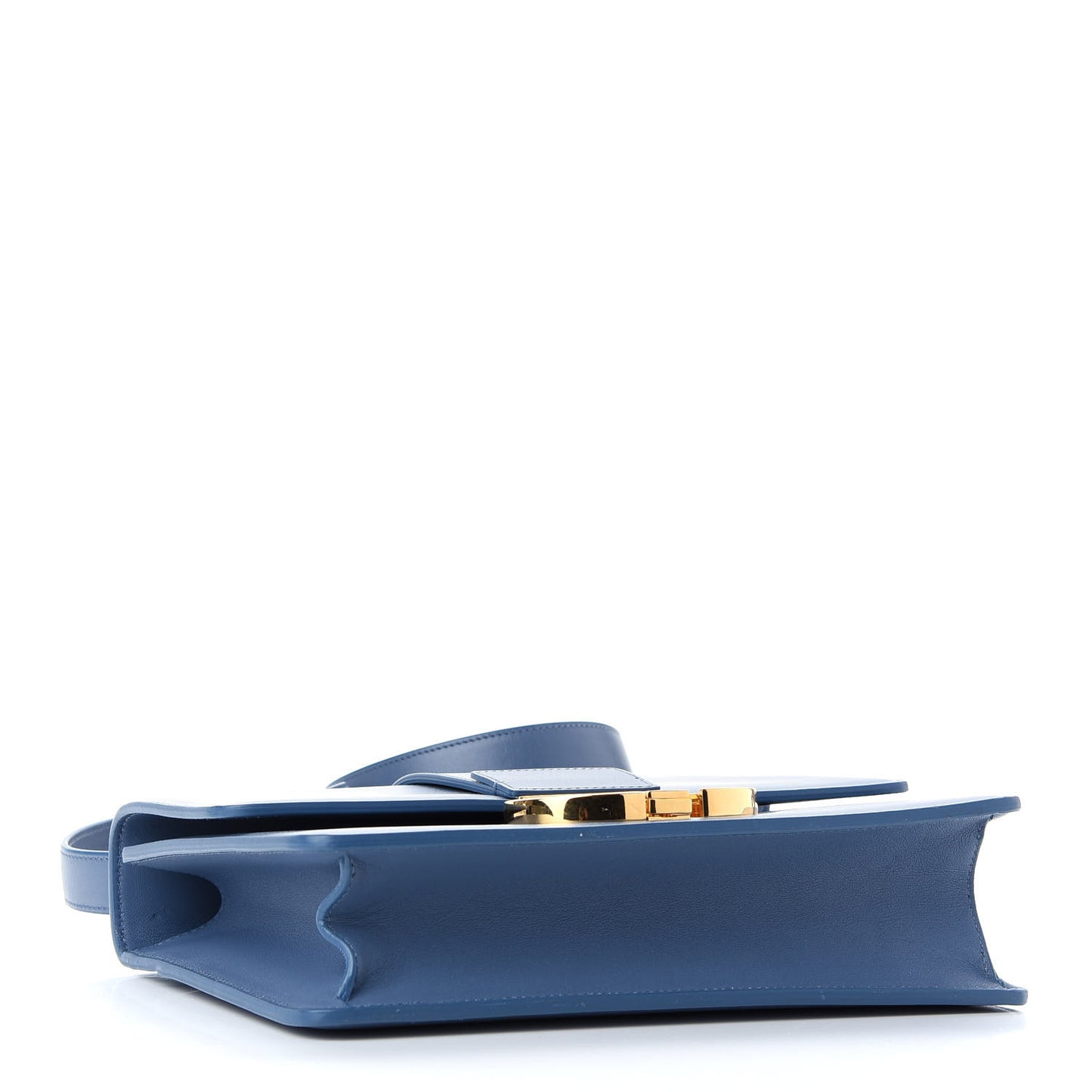 Smooth Calfskin 30 Montaigne Flap Bag Blue