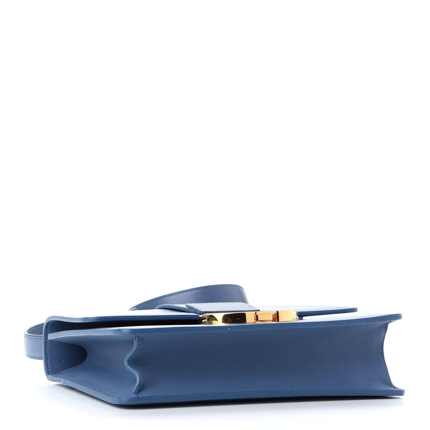 Christian Dior Smooth Calfskin 30 Montaigne Flap Bag Blue 4 of 9