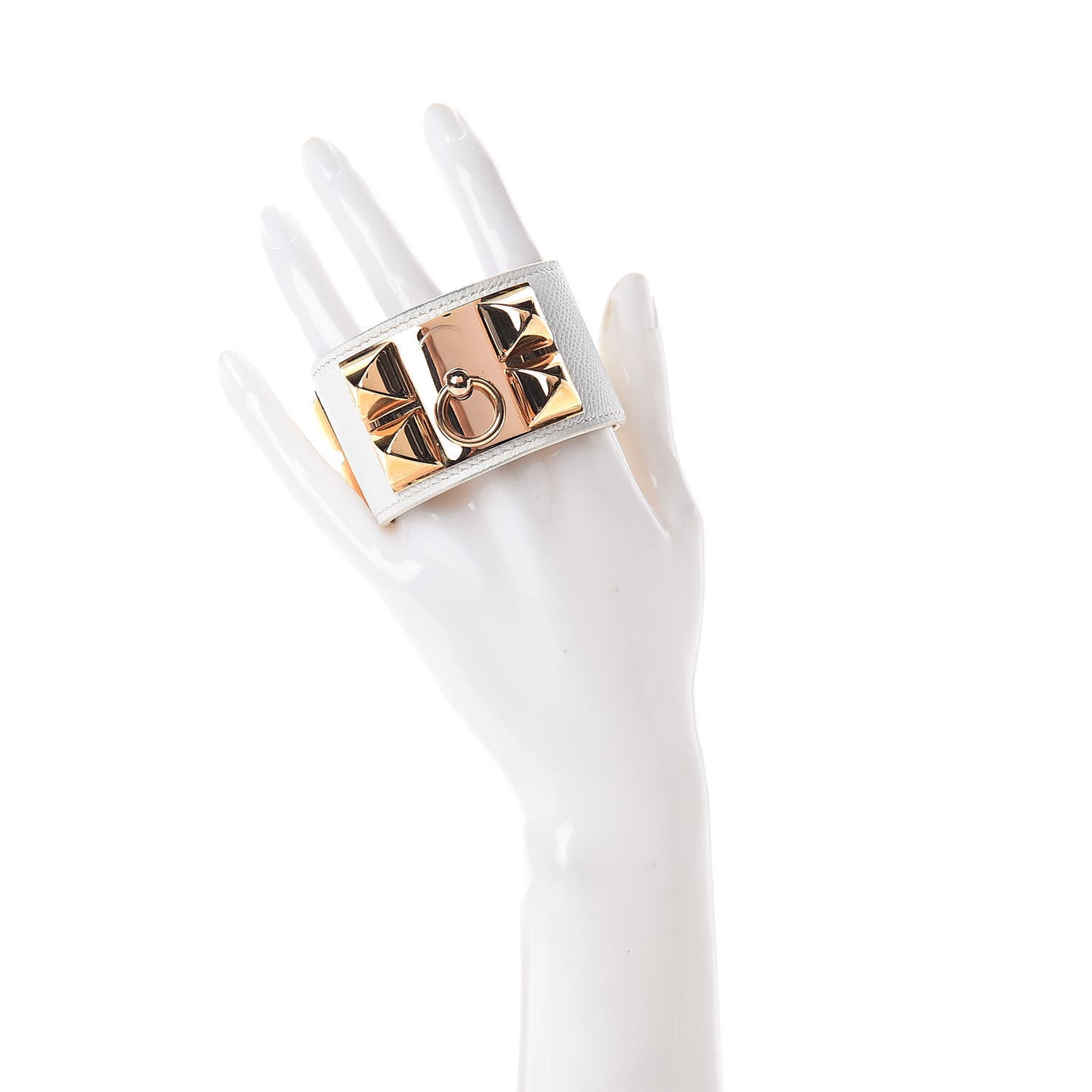 Epsom Collier de Chien CDC Bracelet T2 White