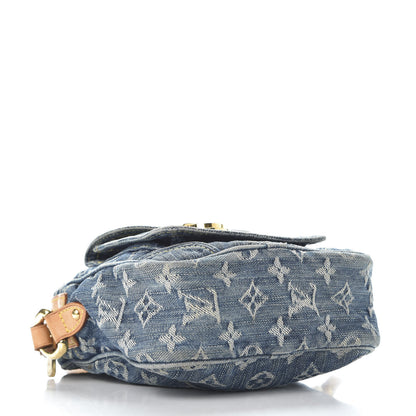 Louis Vuitton Denim Camera Bag Blue 3 of 9