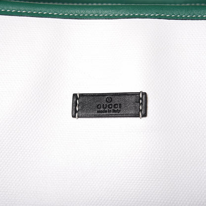 Gucci Canvas City Collection London Skyline Olympics Vertical Tote White 10 of 14
