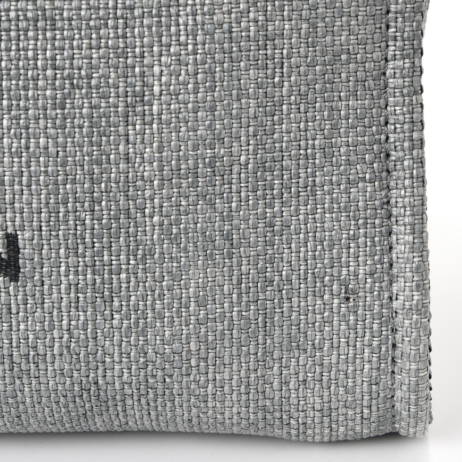 Chanel Woven Straw Raffia Large Deauville Tote Grey 9 of 9