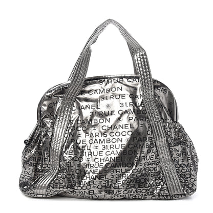 Chanel Lacquered Canvas Medium Unlimited Tote Argent Fonce 1 of 9