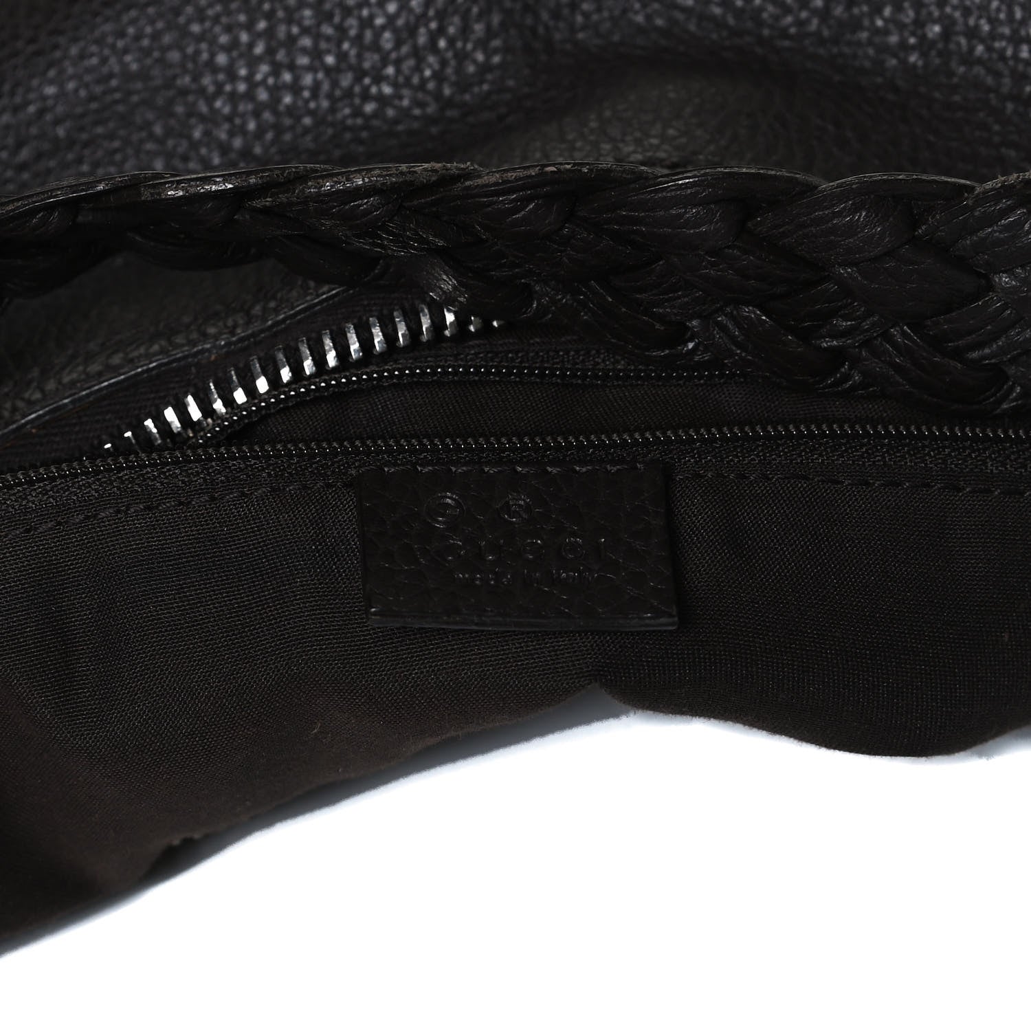 Gucci Grained Calfskin Bamboo Bar Hobo Dark Brown 11 of 37