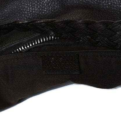 Gucci Grained Calfskin Bamboo Bar Hobo Dark Brown 11 of 37