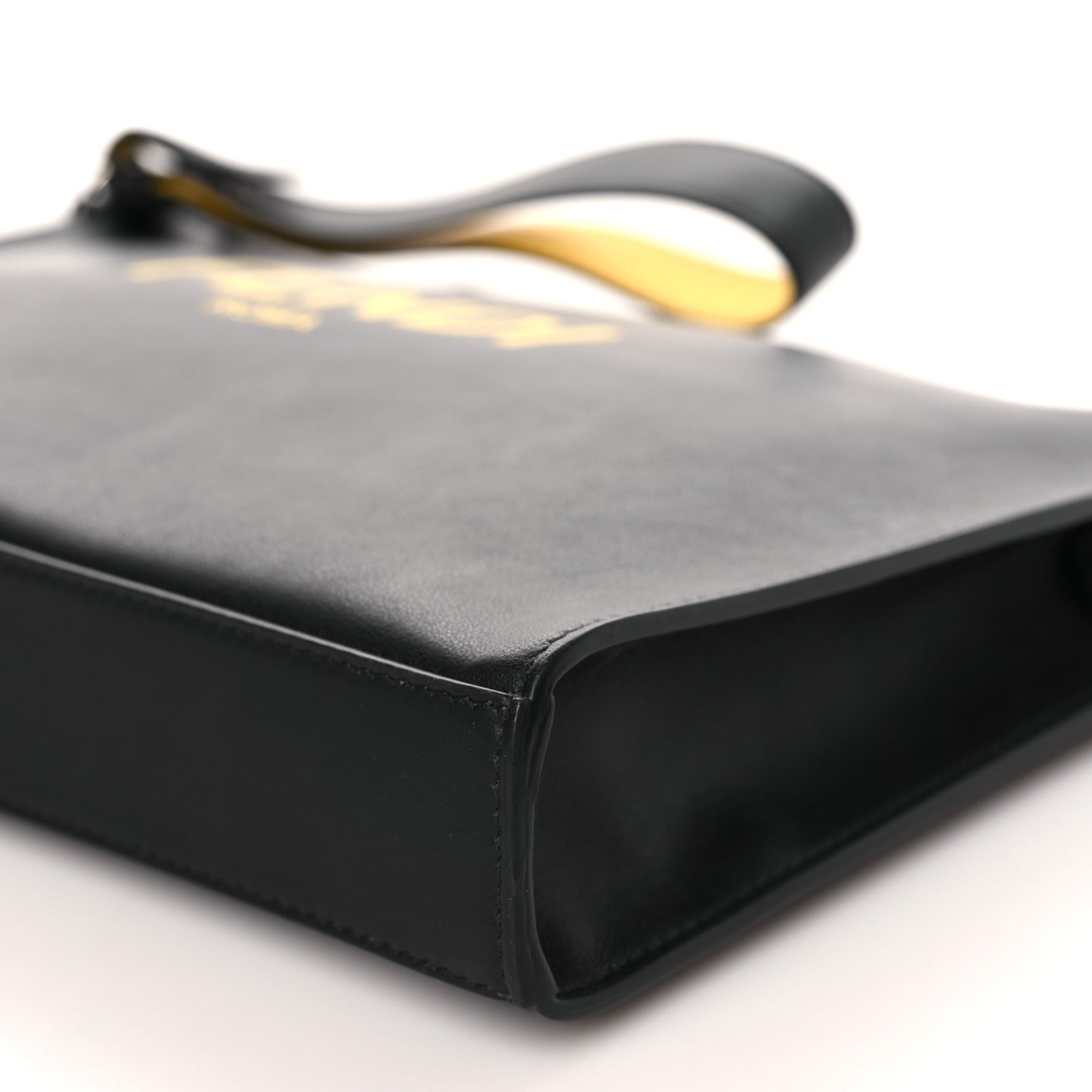 Vitello Grace Light Logo Clutch Bag Black Sunflower