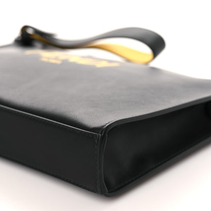 Fendi Vitello Grace Light Logo Clutch Bag Black Sunflower 9 of 9