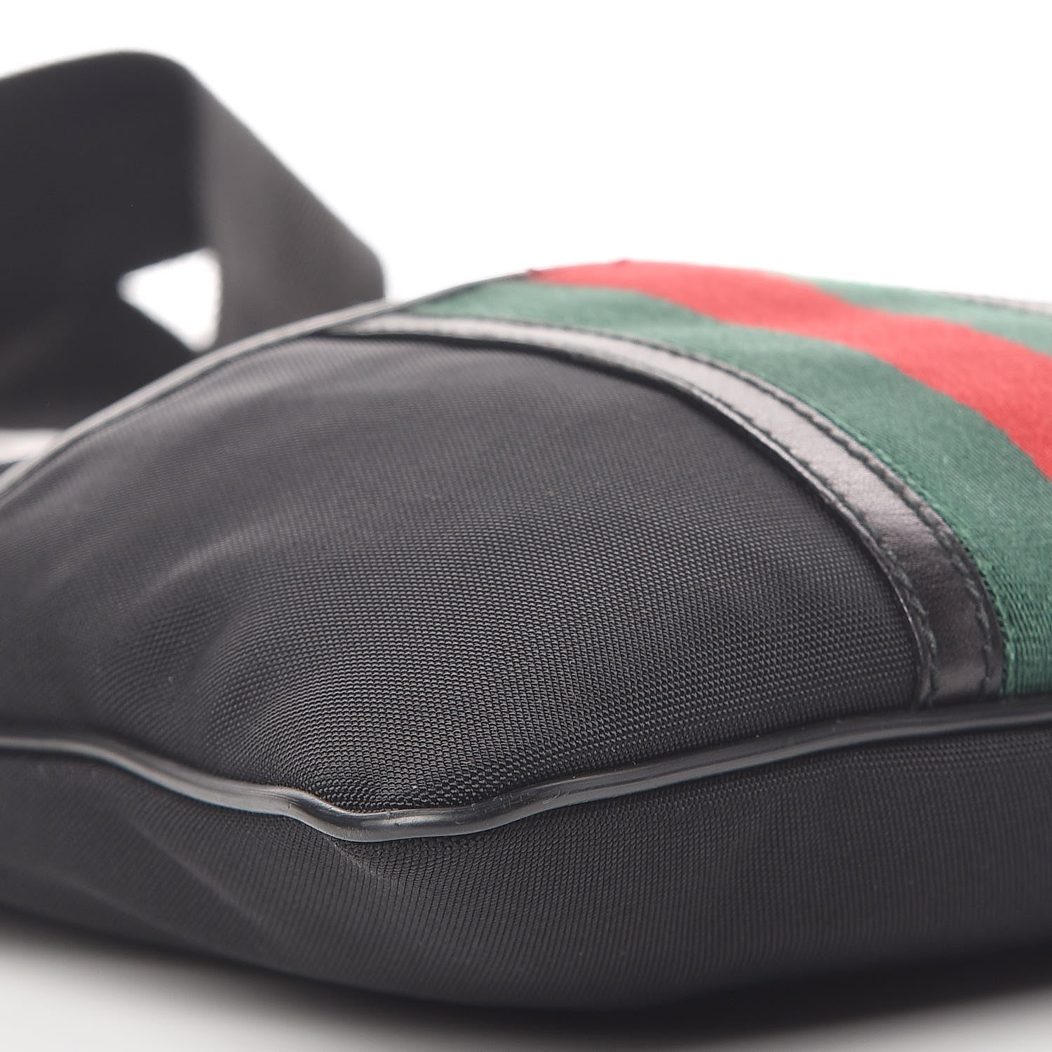 Gucci Nylon Web Interlocking G Messenger Bag Black 8 of 10