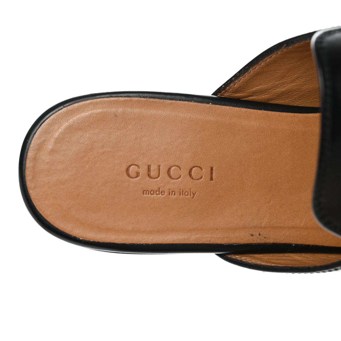 Calfskin Womens Princetown Slippers 37 Black