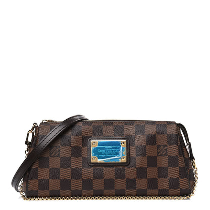Louis Vuitton Damier Ebene Eva Clutch 1 of 8