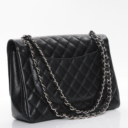Chanel Caviar Quilted Maxi Double Flap Black 3 of 11