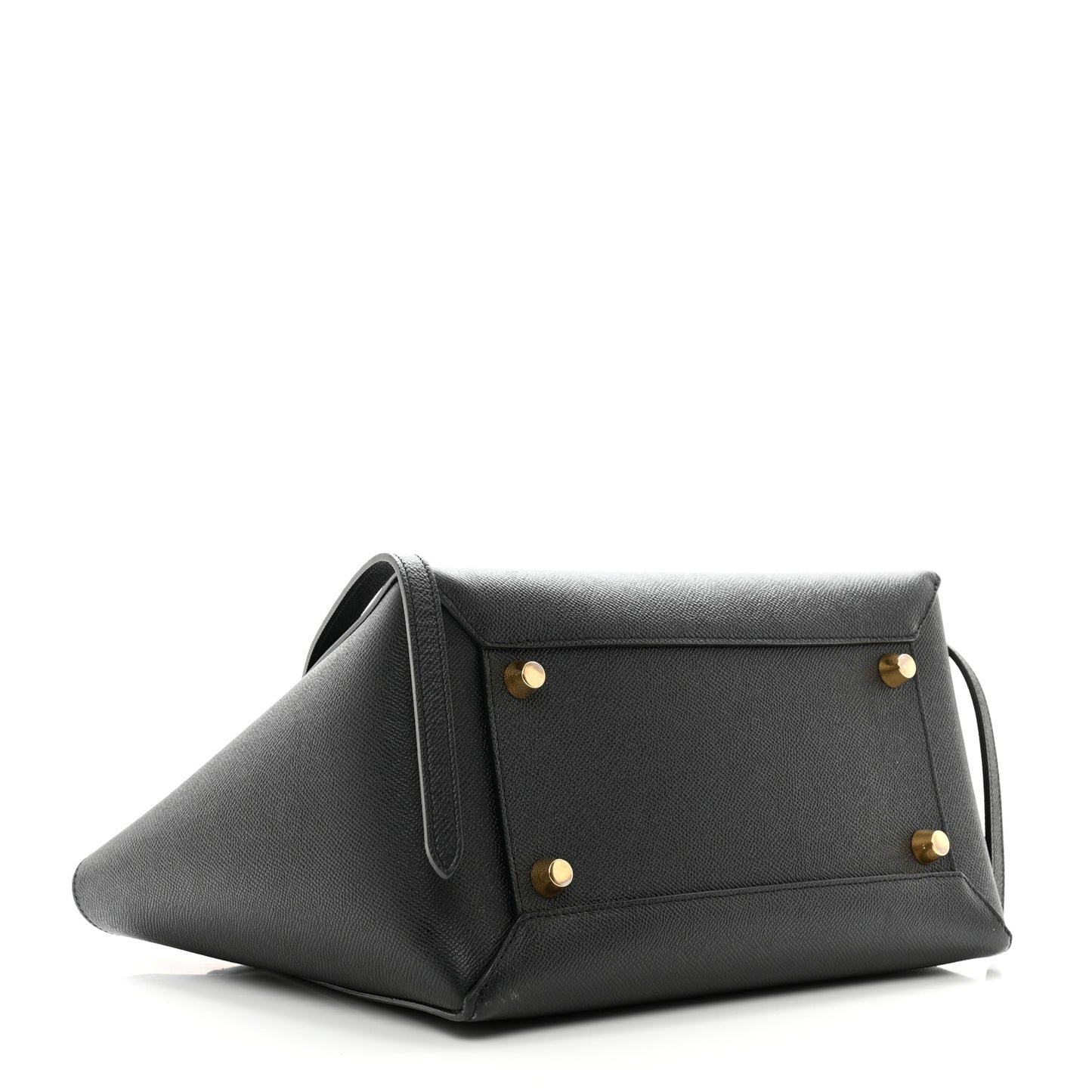 Grained Calfskin Mini Belt Bag Black