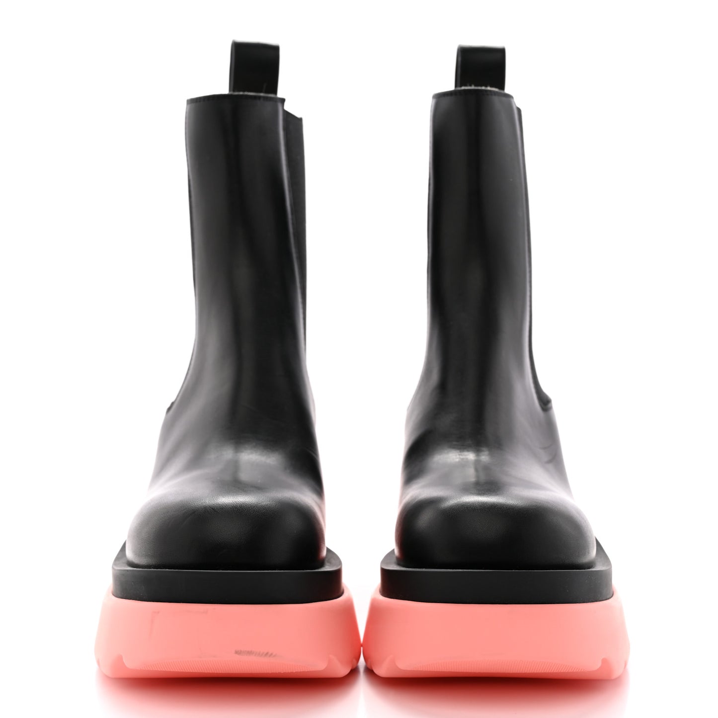 Calfskin The Flash Chelsea Boots 38 Black Flamingo