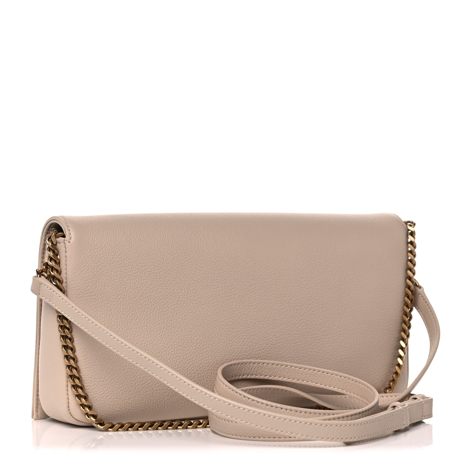 Saint Laurent Calfskin Medium Monogram Kate 99 Oat 2 of 8
