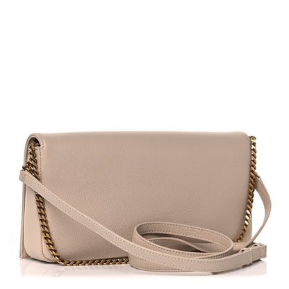 Saint Laurent Calfskin Medium Monogram Kate 99 Oat 2 of 8