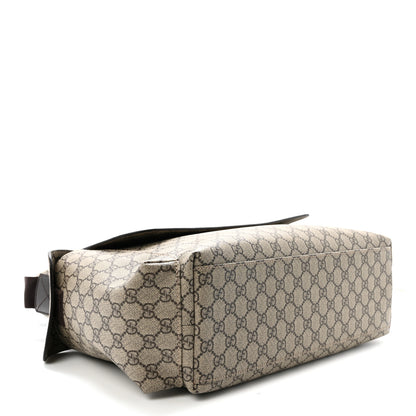 Gucci GG Plus Monogram Messenger Diaper Bag Dark Brown 4 of 9