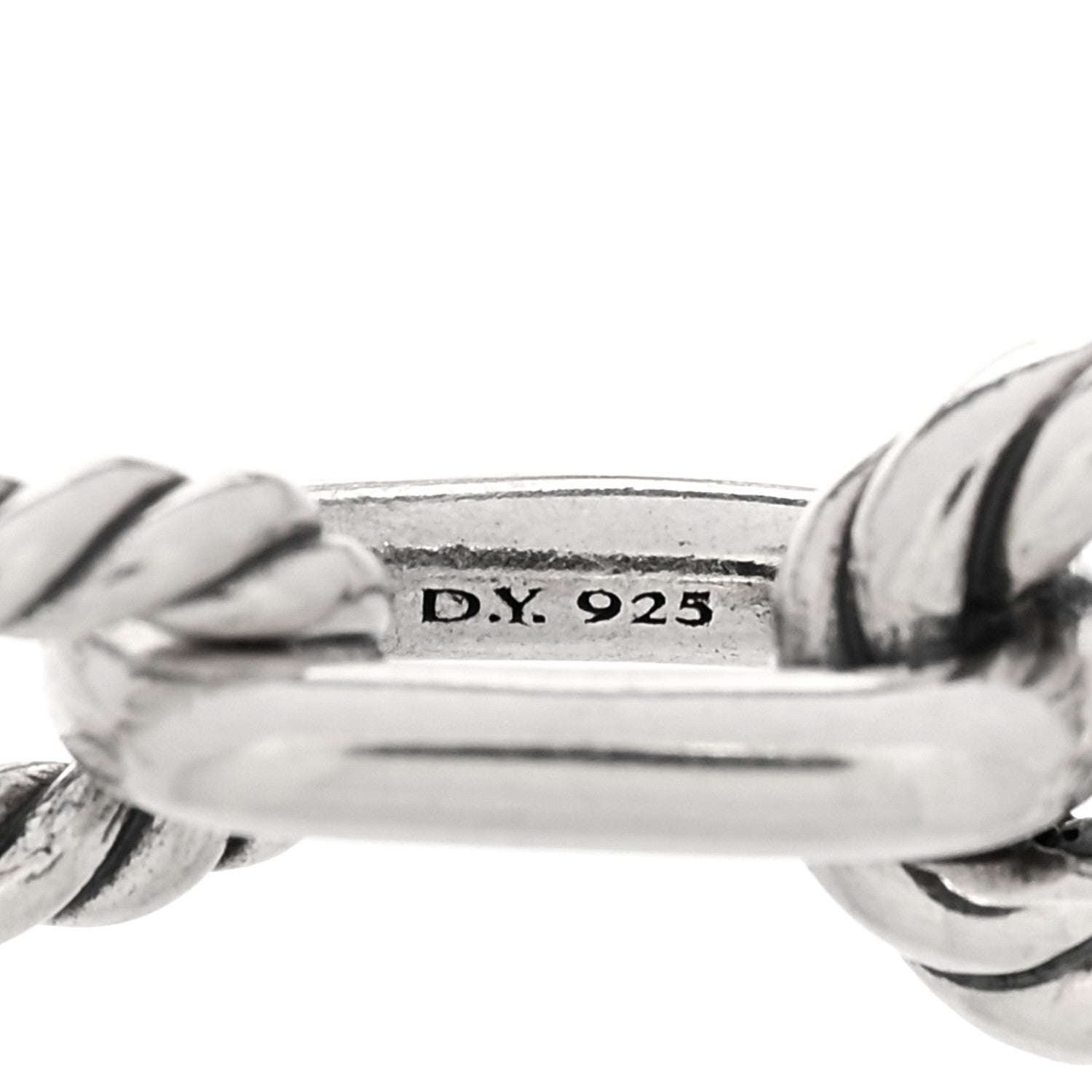 David Yurman Sterling Silver 18K Yellow Gold 8.5mm Madison Chain Bracelet 3 of 3