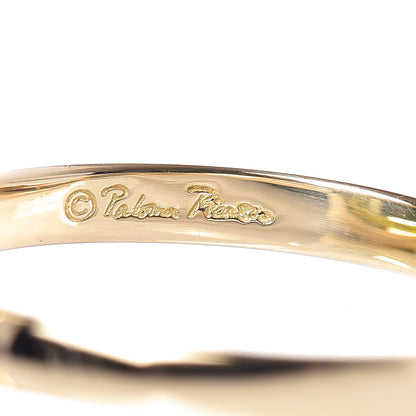 Tiffany Paloma Picasso 18K Yellow Gold Lemon Quartz 12mm Paloma's Sugar Stacks Ring 50 5.5 5 of 6