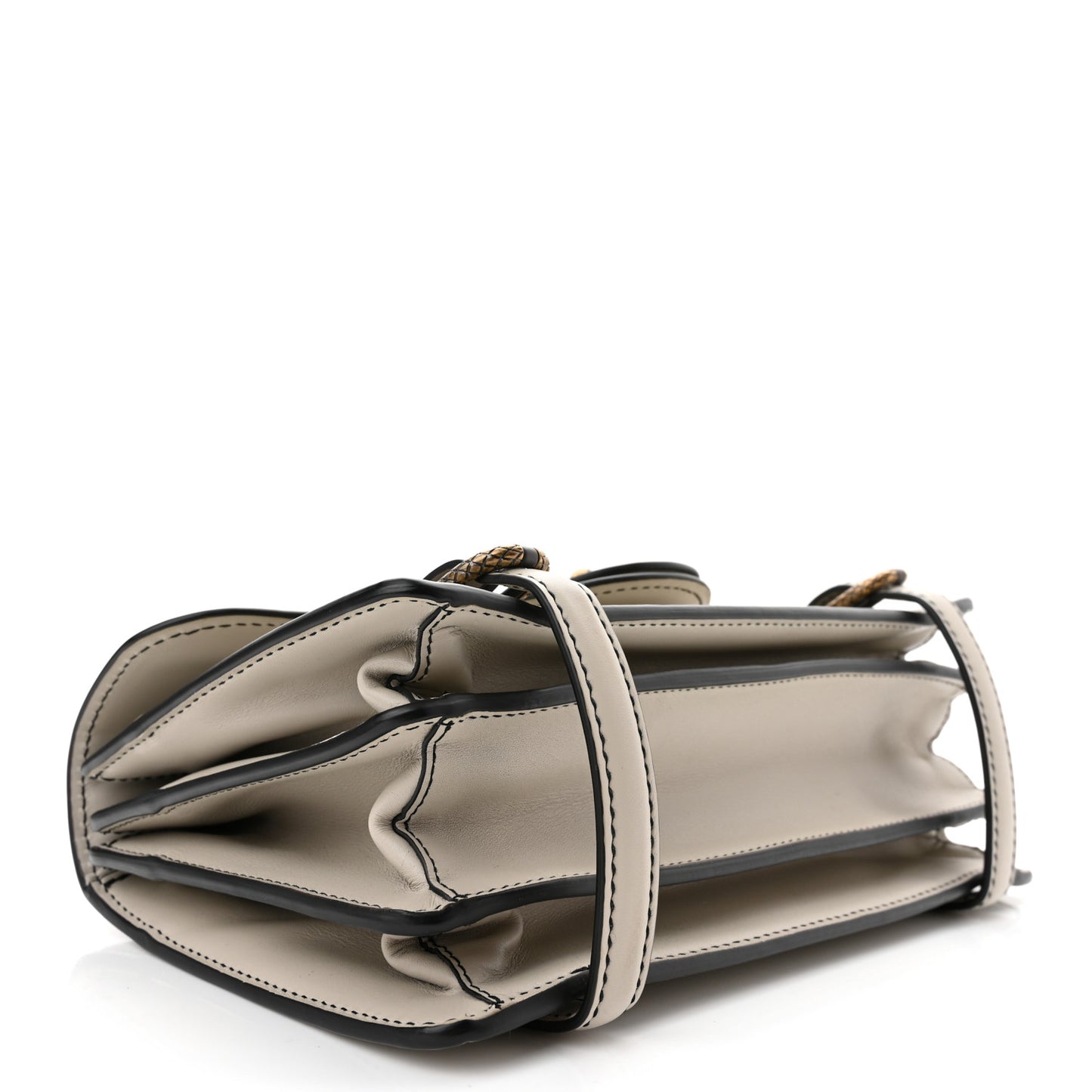 French Calf City Knot Bag Cement