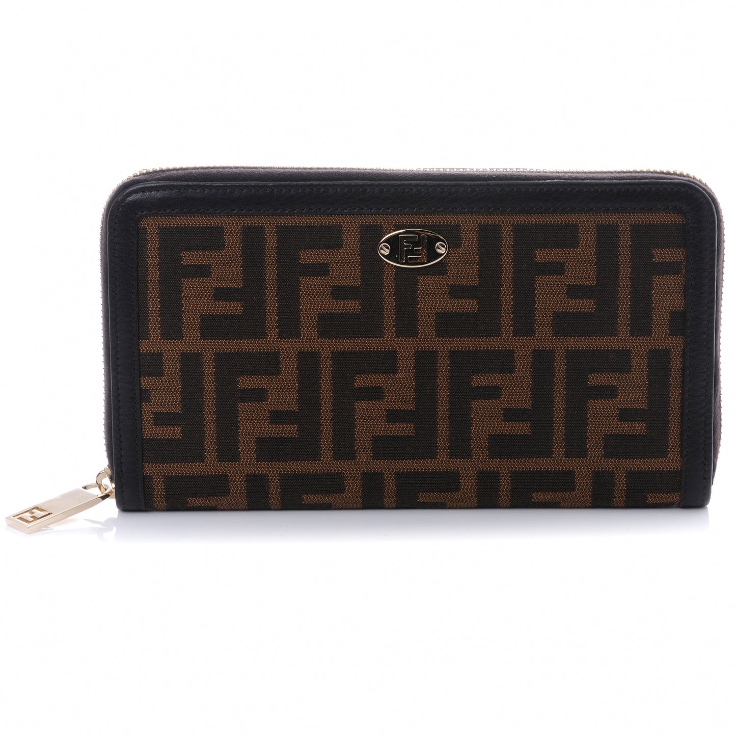 Zucca Zip Around Wallet Tobacco