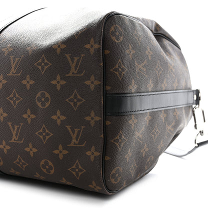 Louis Vuitton Monogram Macassar Keepall Bandouliere 45 6 of 9