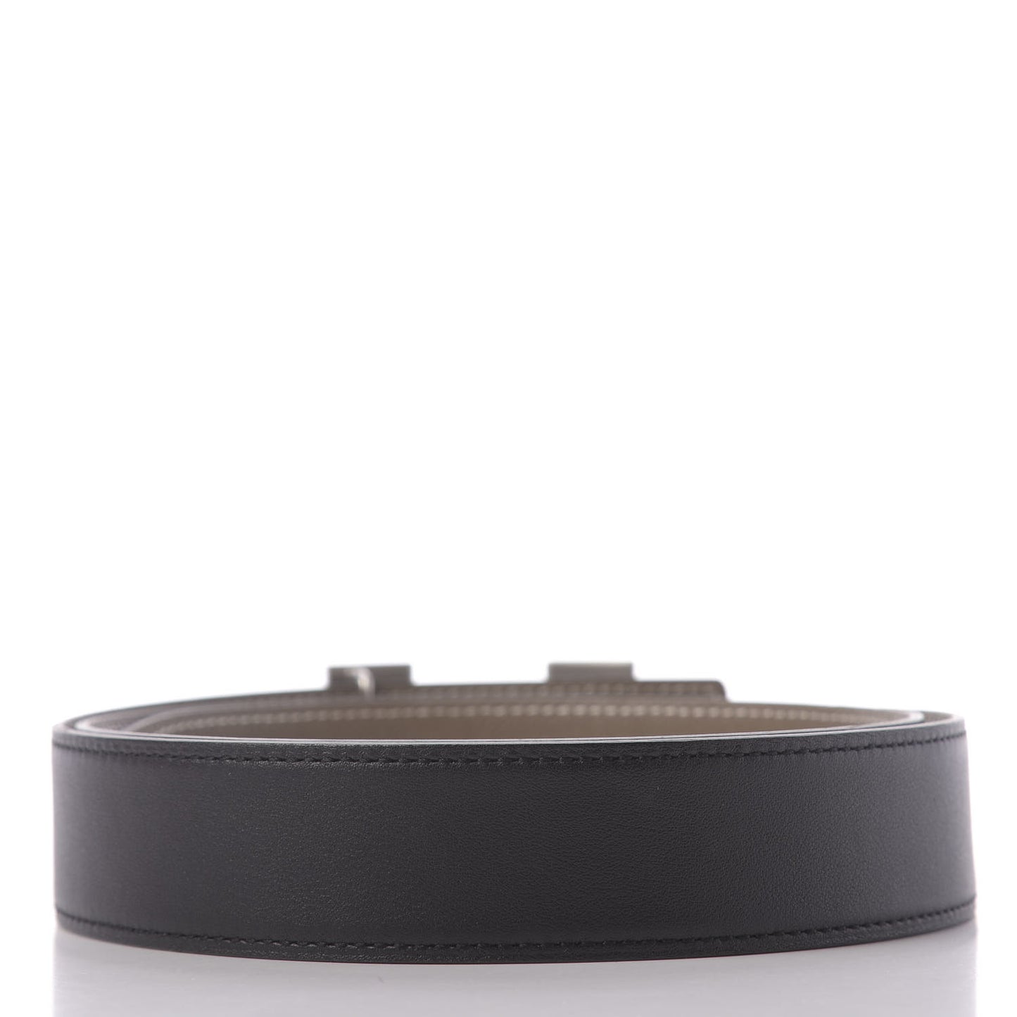Swift Epsom 32mm Martelee H Belt 90 Black Etoupe