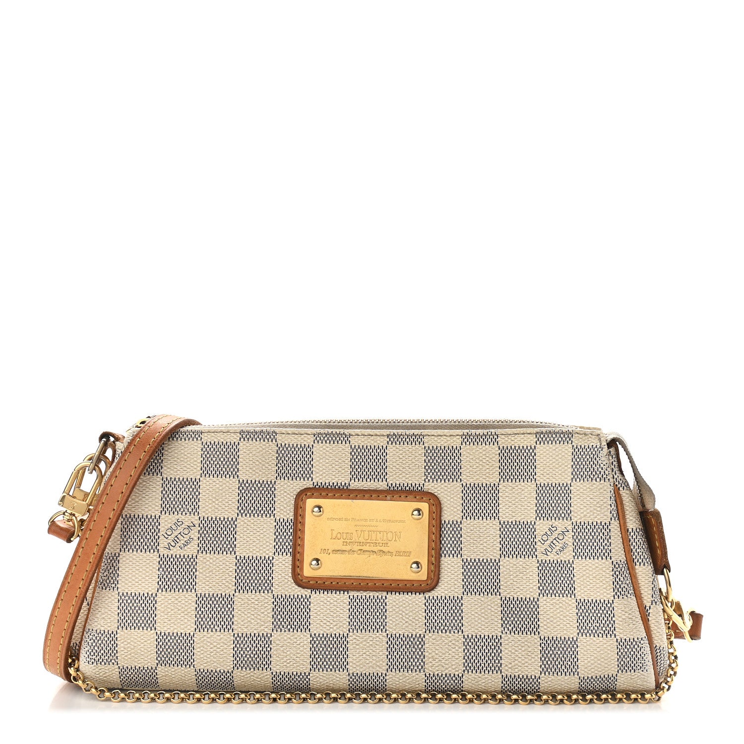 Louis Vuitton Damier Azur Eva Clutch 1 of 8