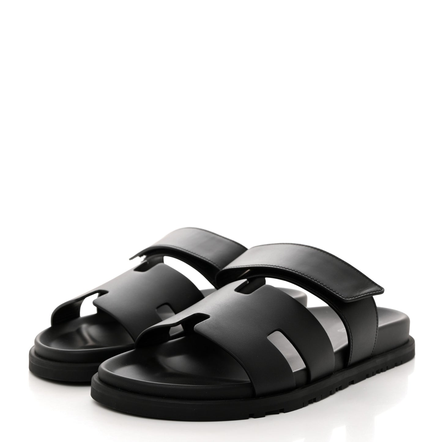 Calfskin Womens Chypre Sandals 40 Black