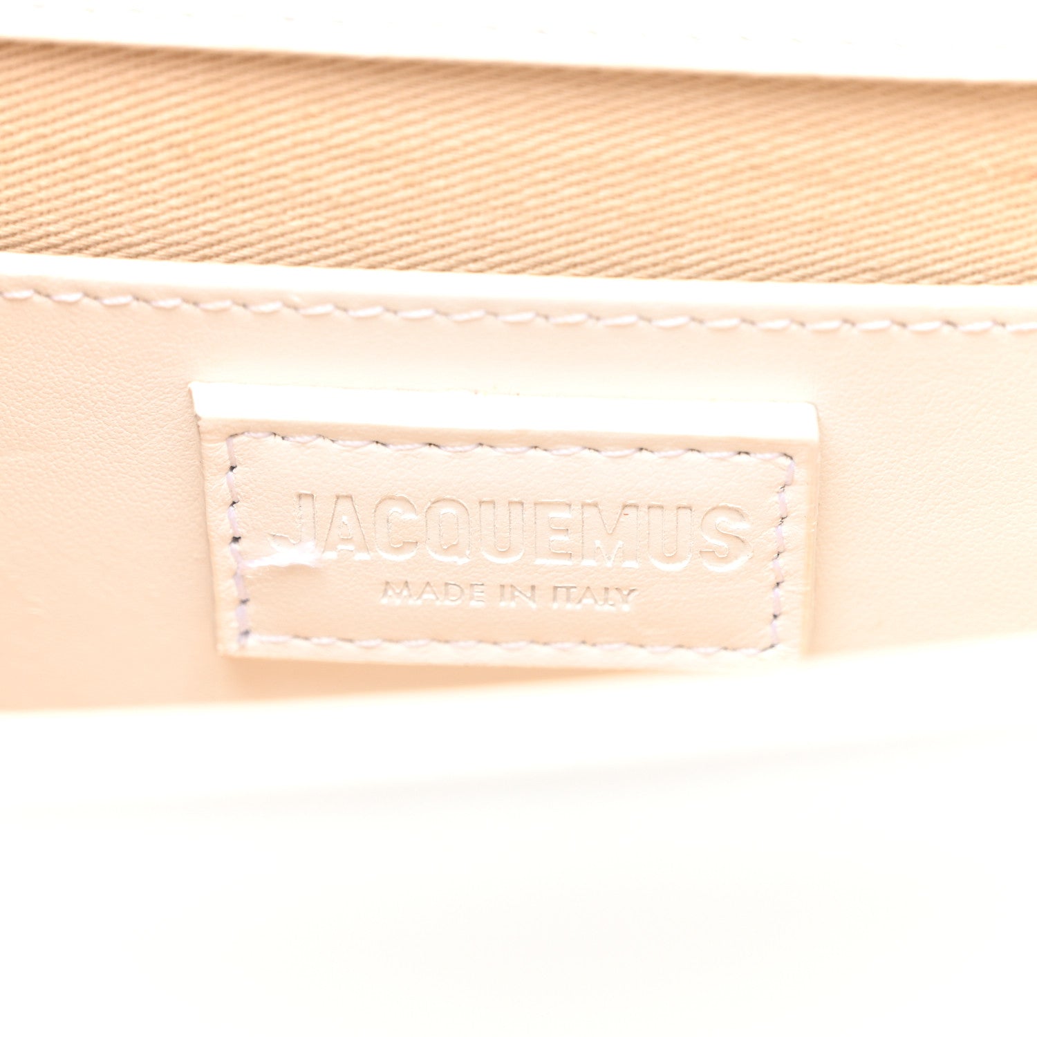 Jacquemus Smooth Calfskin Le Grand Bambino White 5 of 11