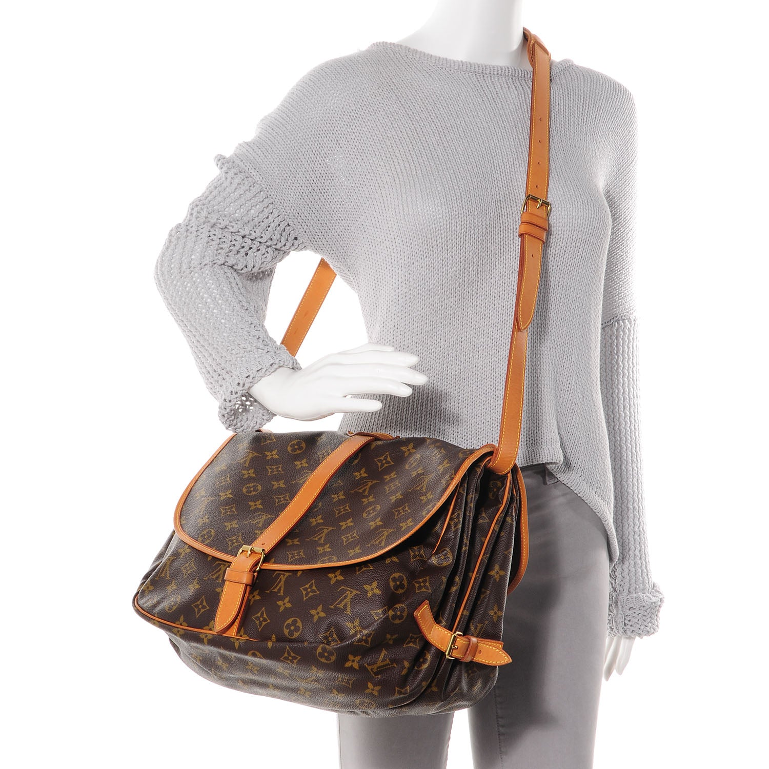 Louis Vuitton Monogram Saumur 35 2 of 8