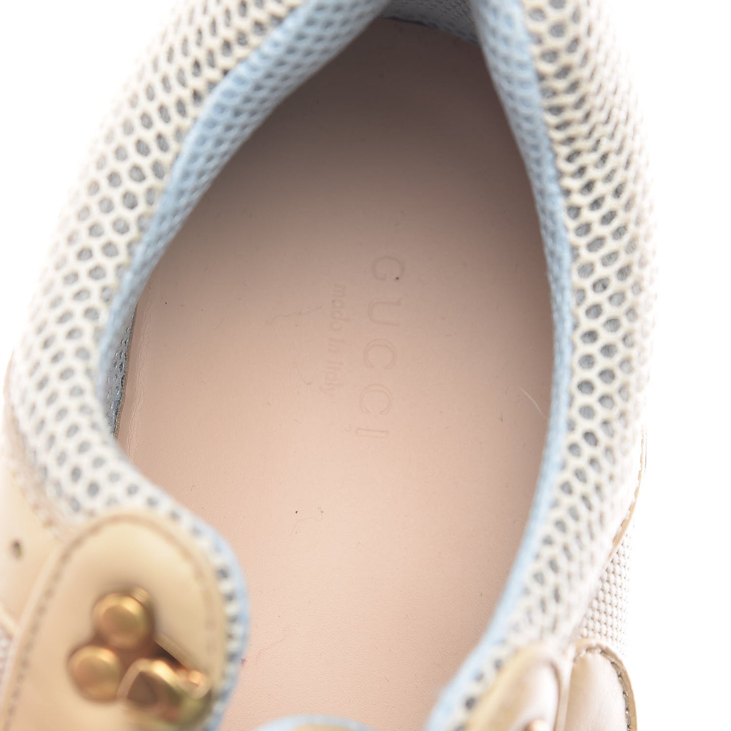X SEGA Mesh Canvas Calfskin Removable Crystals Flashtrek Sneakers 41 Mystic White Oatmeal Sand Storm
