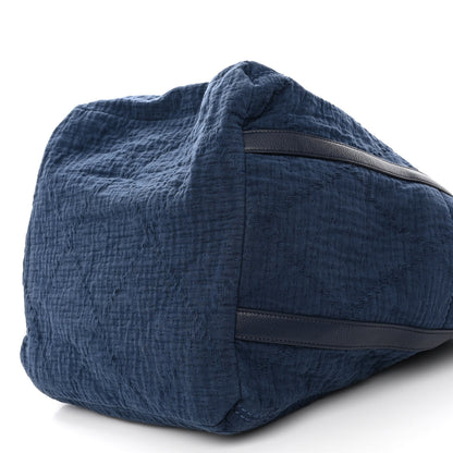 Chanel Canvas Small Double Face Tote Navy 9 of 10