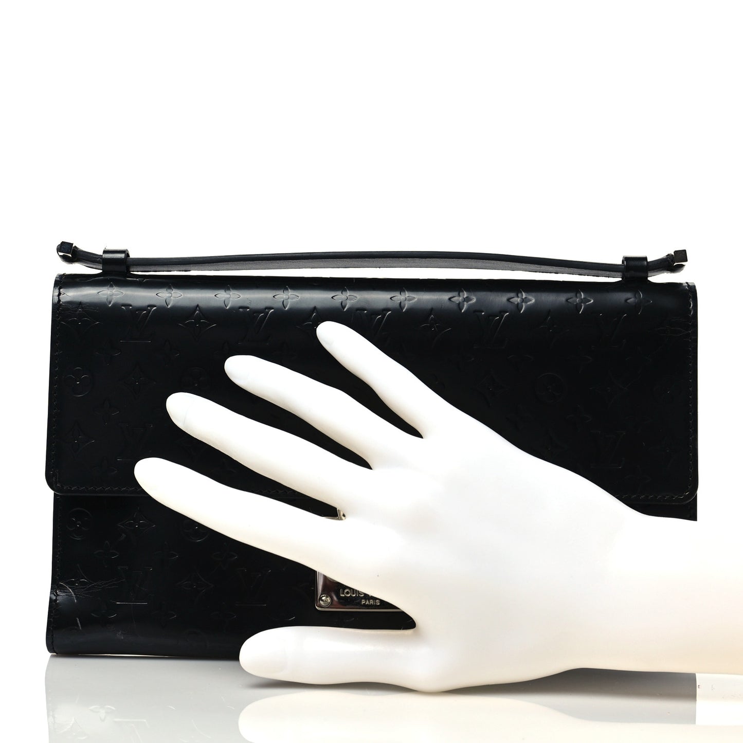 Monogram Glace Anouchka Pochette MM Black