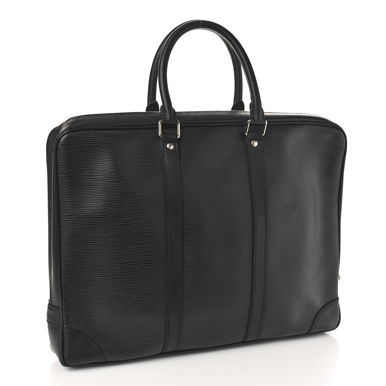 Louis Vuitton Epi Porte-Documents Voyage Briefcase Black 3 of 9