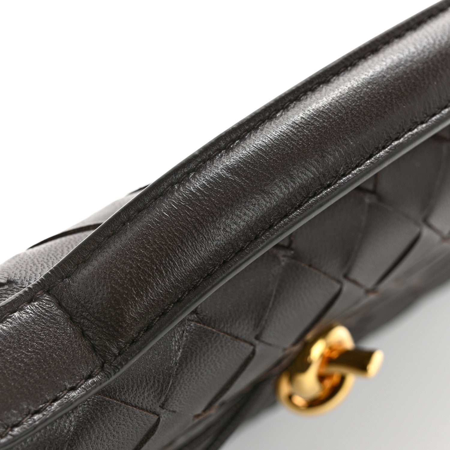 Bottega Veneta Nappa Intrecciato Long Andiamo Top Handle Clutch Fondant 9 of 10