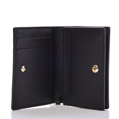 Christian Dior Lambskin Cannage Small Lady Dior Flap Card Holder Black 5 of 8