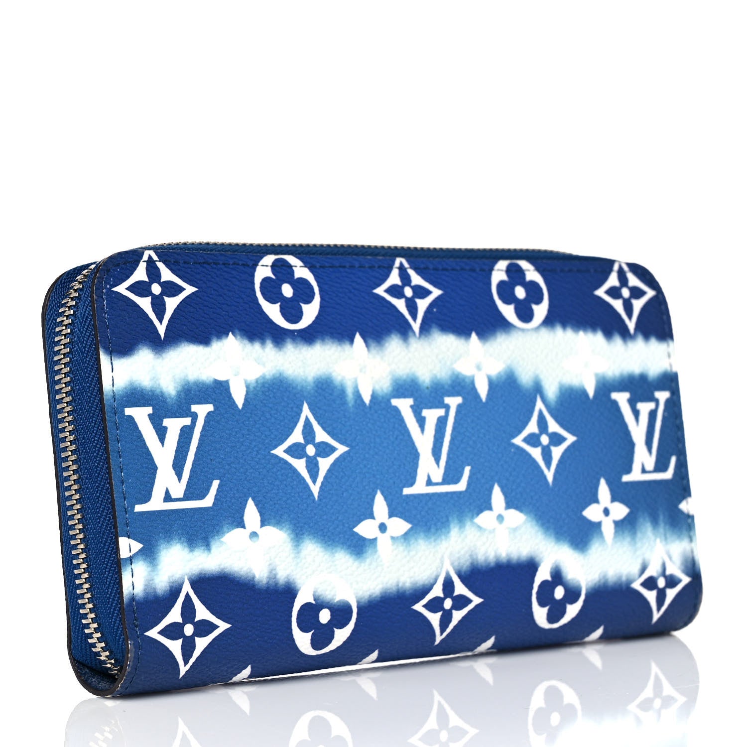 Louis Vuitton Monogram Escale Zippy Wallet Blue 3 of 8