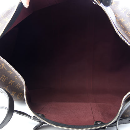 Louis Vuitton Monogram Macassar Keepall Bandouliere 55 4 of 7