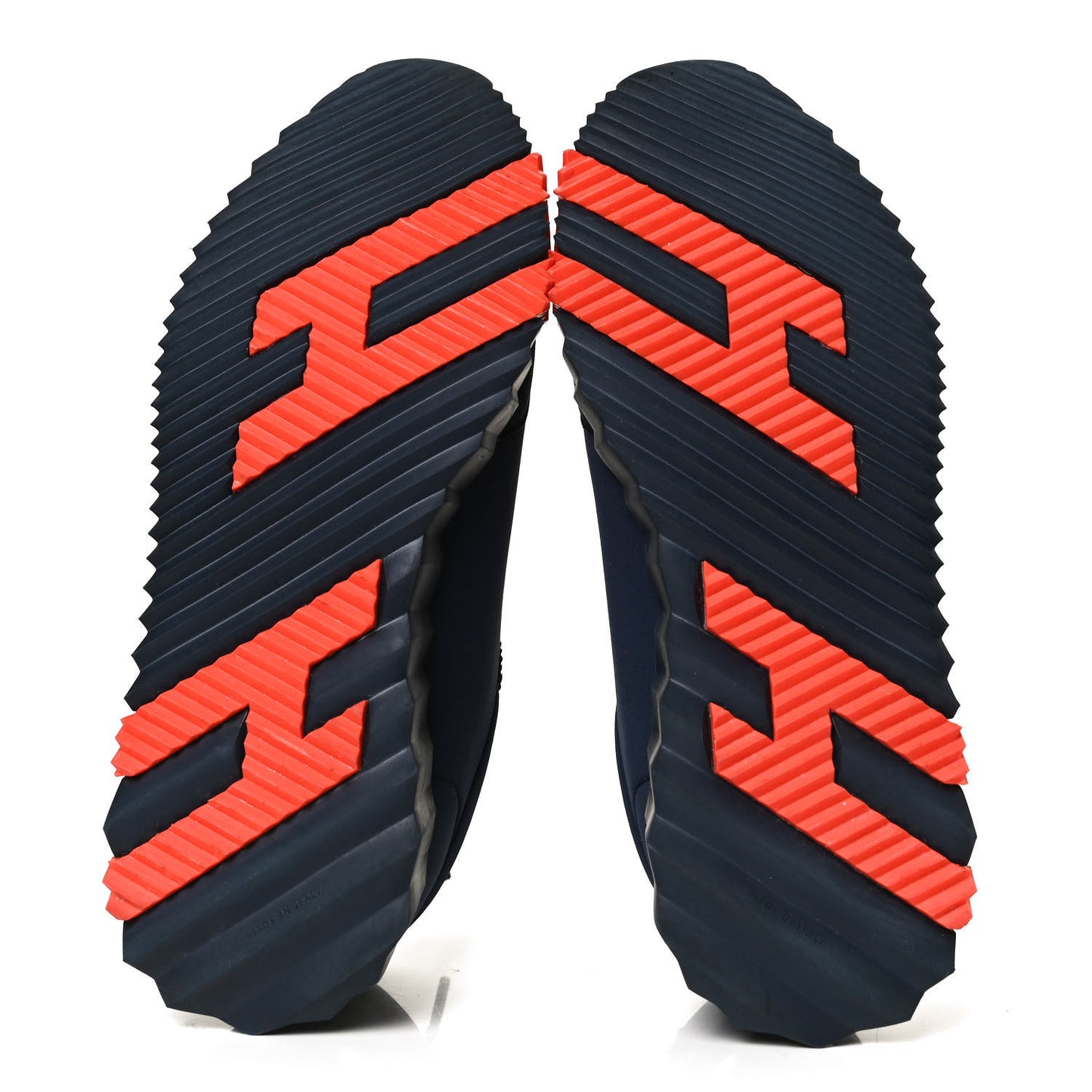 Technical Jersey Suede Goatskin Bouncing Sneakers 39 Marine