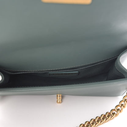 Chanel Calfskin Quilted Medium Boy Top Handle Flap Green 5 of 10