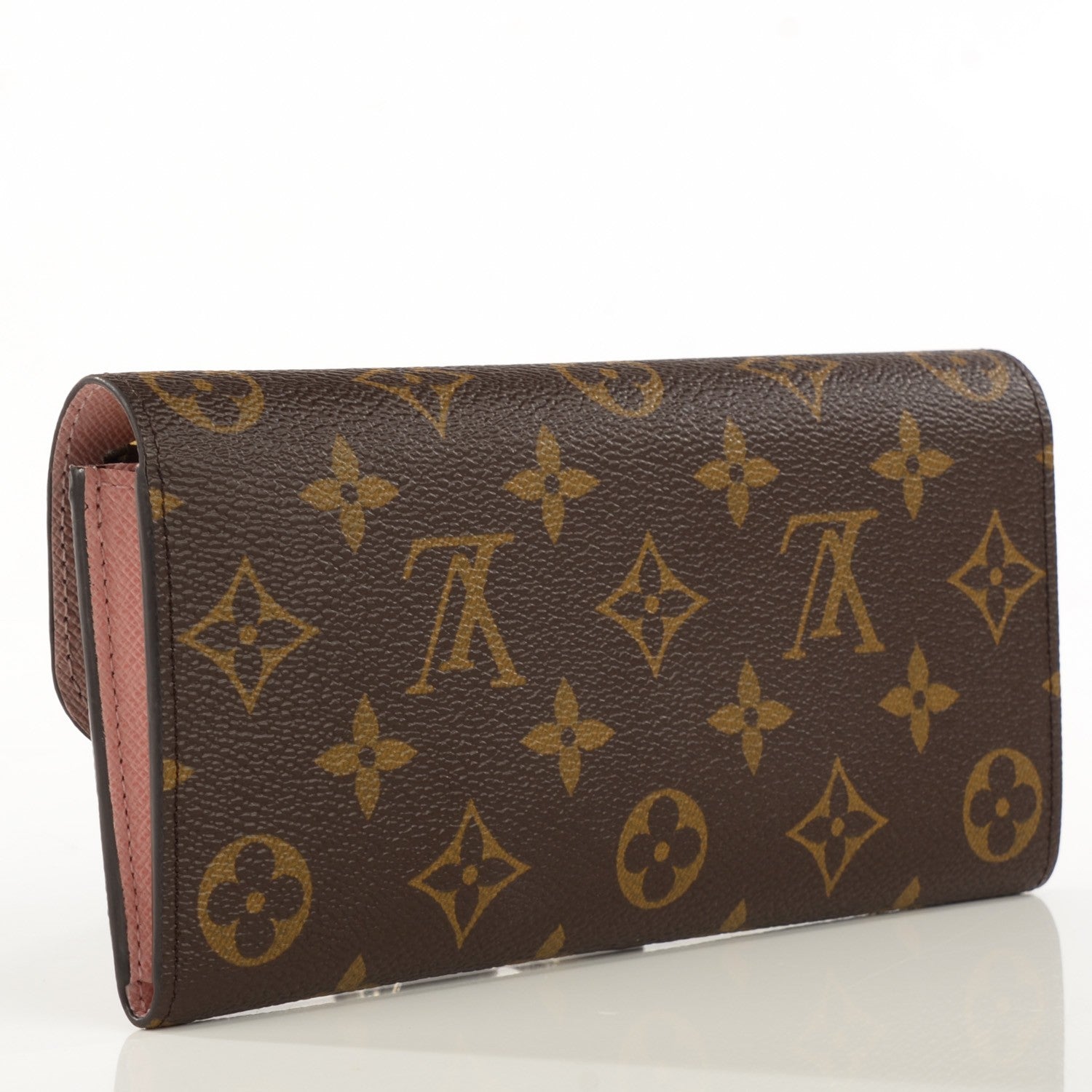 Louis Vuitton Monogram Emilie Wallet Rose Ballerine 3 of 7