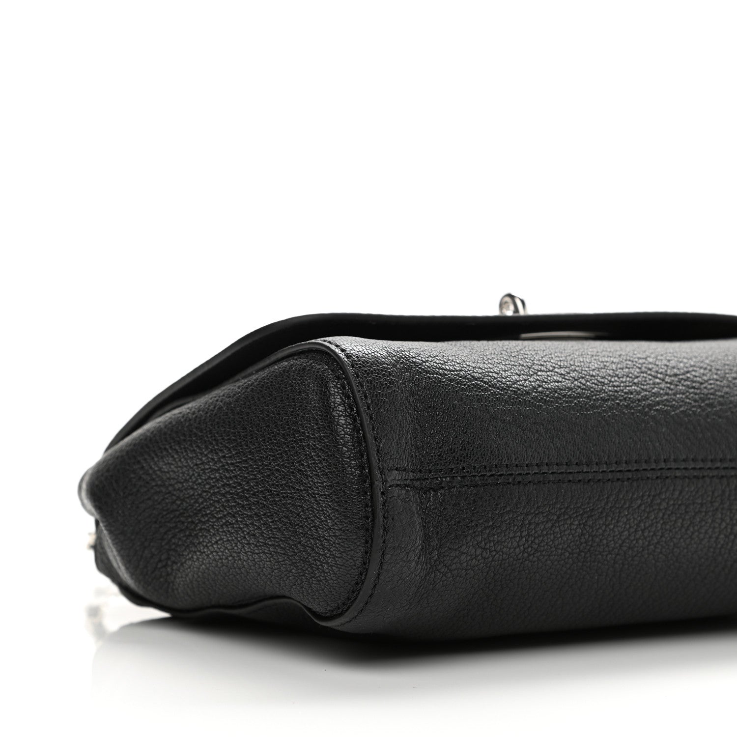 Mulberry Glossy Goatskin Small Lily Flap Black 9 of 11