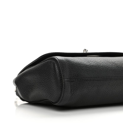 Mulberry Glossy Goatskin Small Lily Flap Black 9 of 11