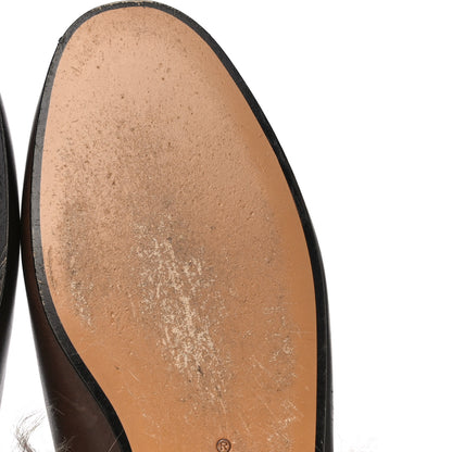Gucci Calfskin Fur Womens Princetown Slippers 36.5 Brown 8 of 27